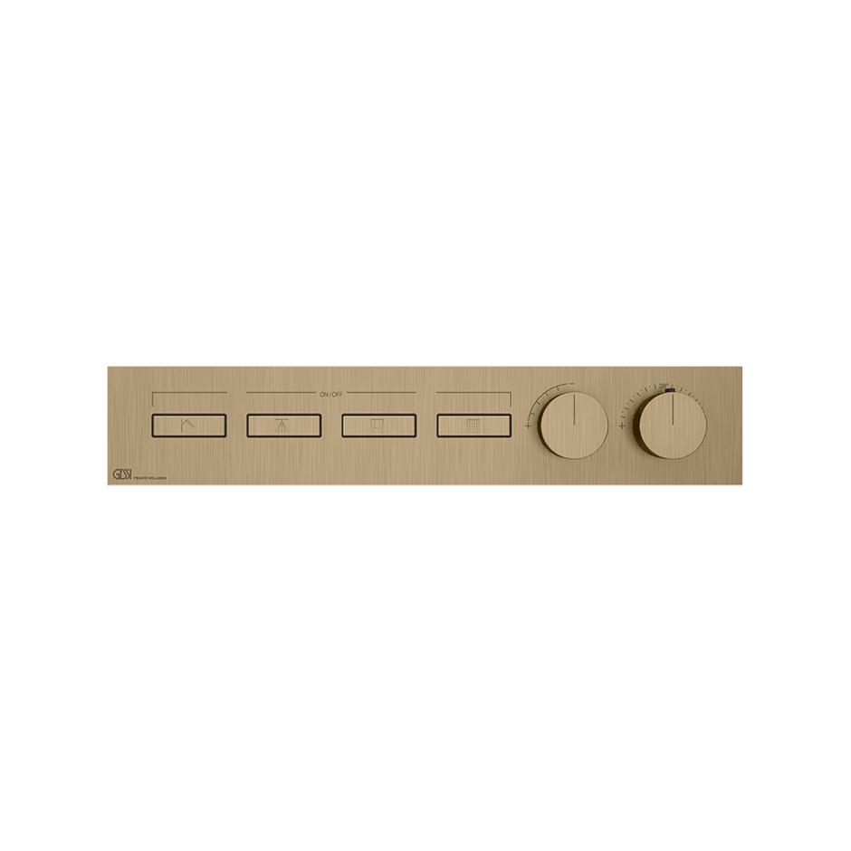 Gessi Shower Mixer 63016 in Warm Bronze Br. Pvd