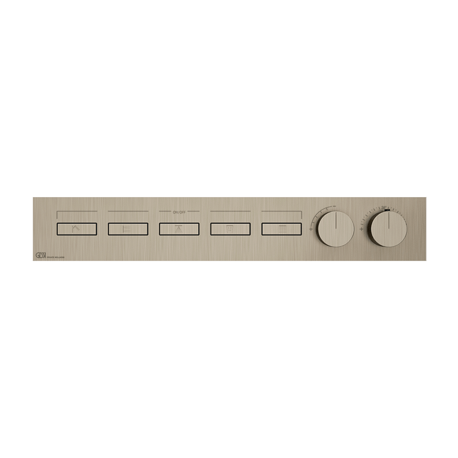 Gessi Shower Mixer 63018 in Finox Brushed Nickel