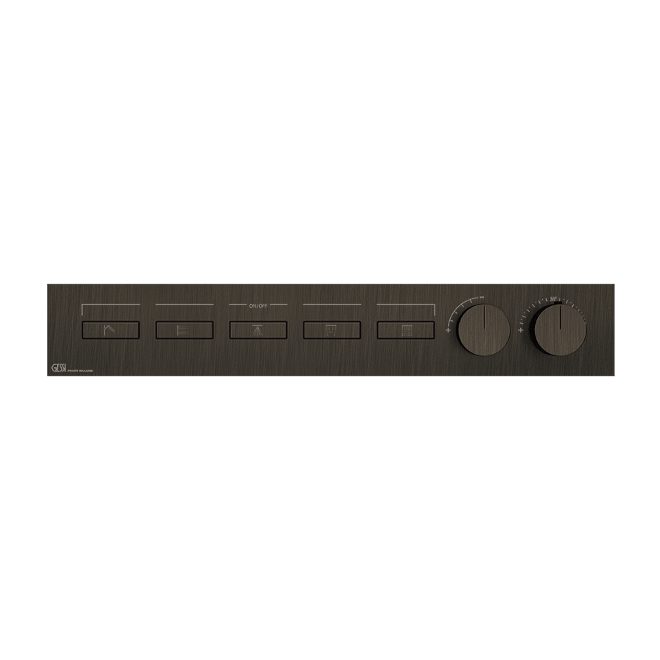 Gessi Shower Mixer 63018 in Aged Bronze