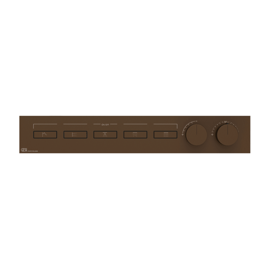 Gessi Shower Mixer 63018 in Dark Bronze