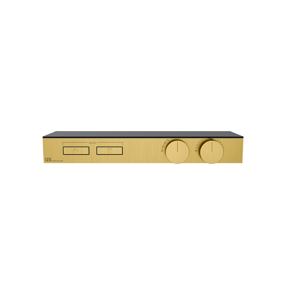 Gessi Shower Mixer 63022 in Gold Brushed Pvd