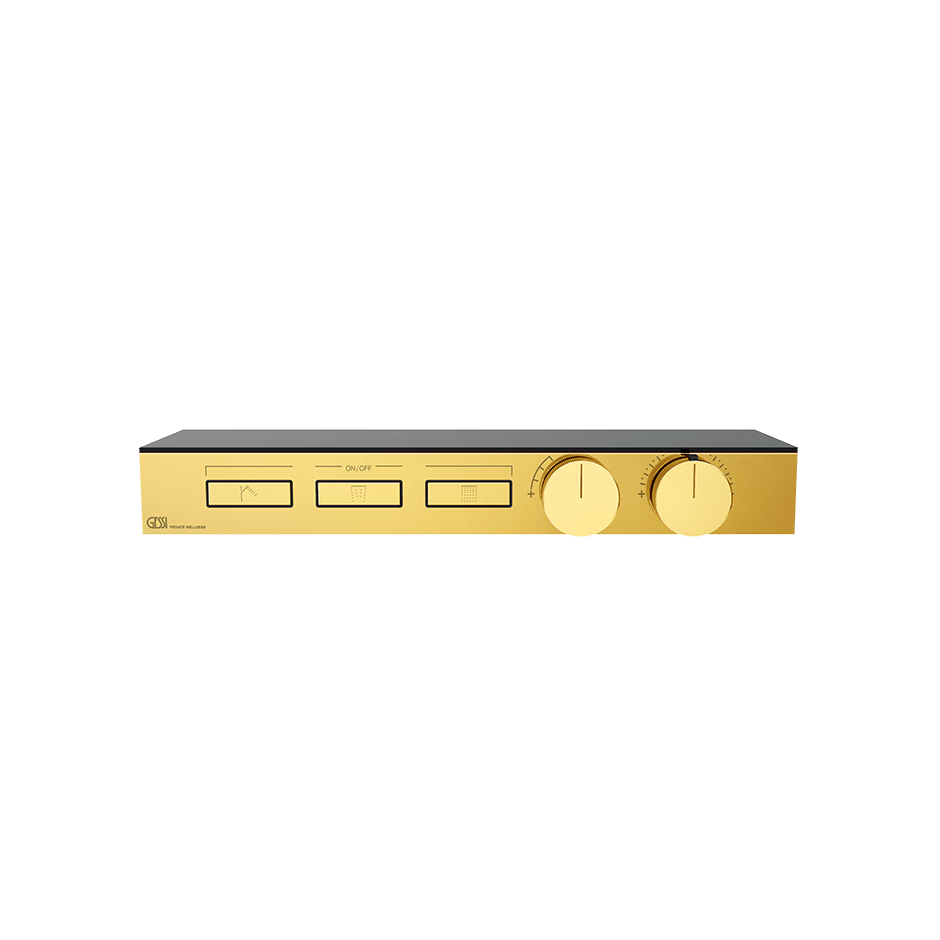 Gessi Shower Mixer 63024 in Gold Pvd