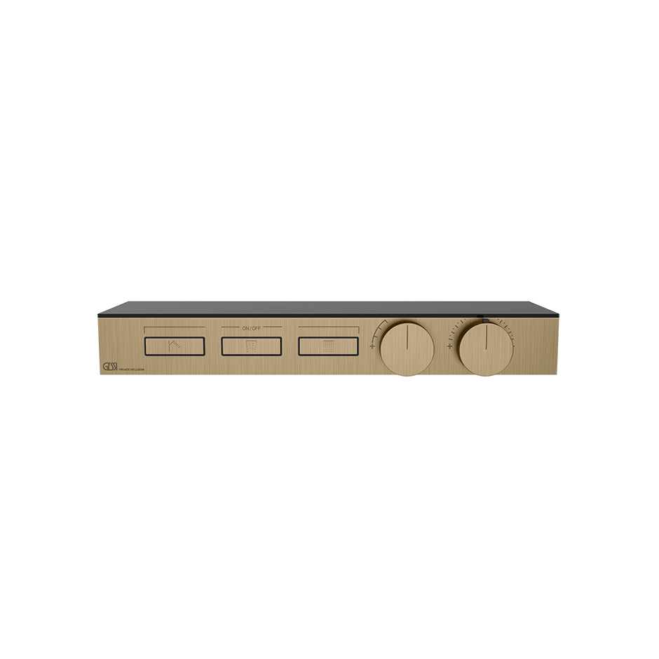 Gessi Shower Mixer 63024 in Warm Bronze Br. Pvd