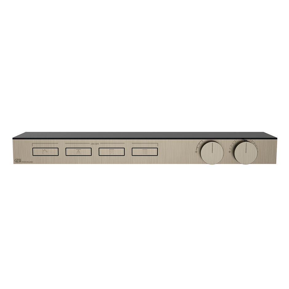 Gessi Shower Mixer 63026 in Finox Brushed Nickel