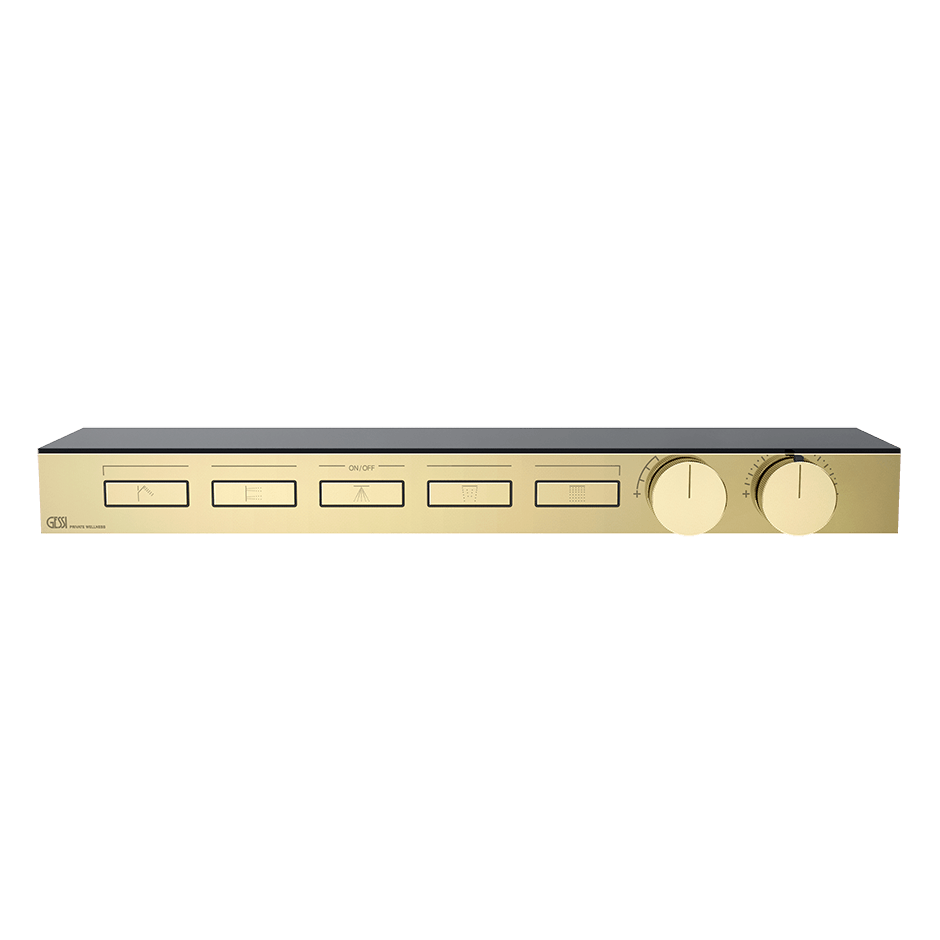 Gessi Shower Mixer 63028 in Brass Pvd