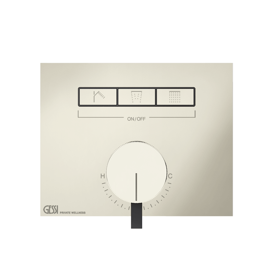 Gessi Shower Mixer 63081 in Nickel Pvd