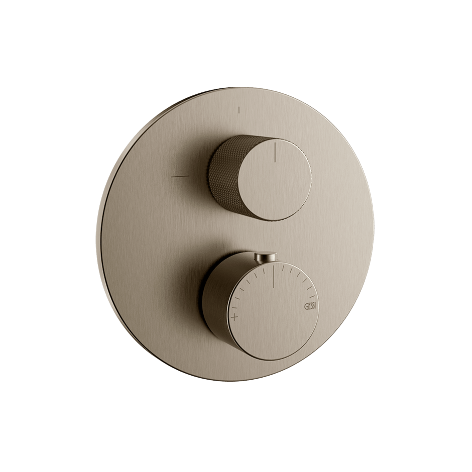 Gessi Shower Mixer 63133 in Finox Brushed Nickel