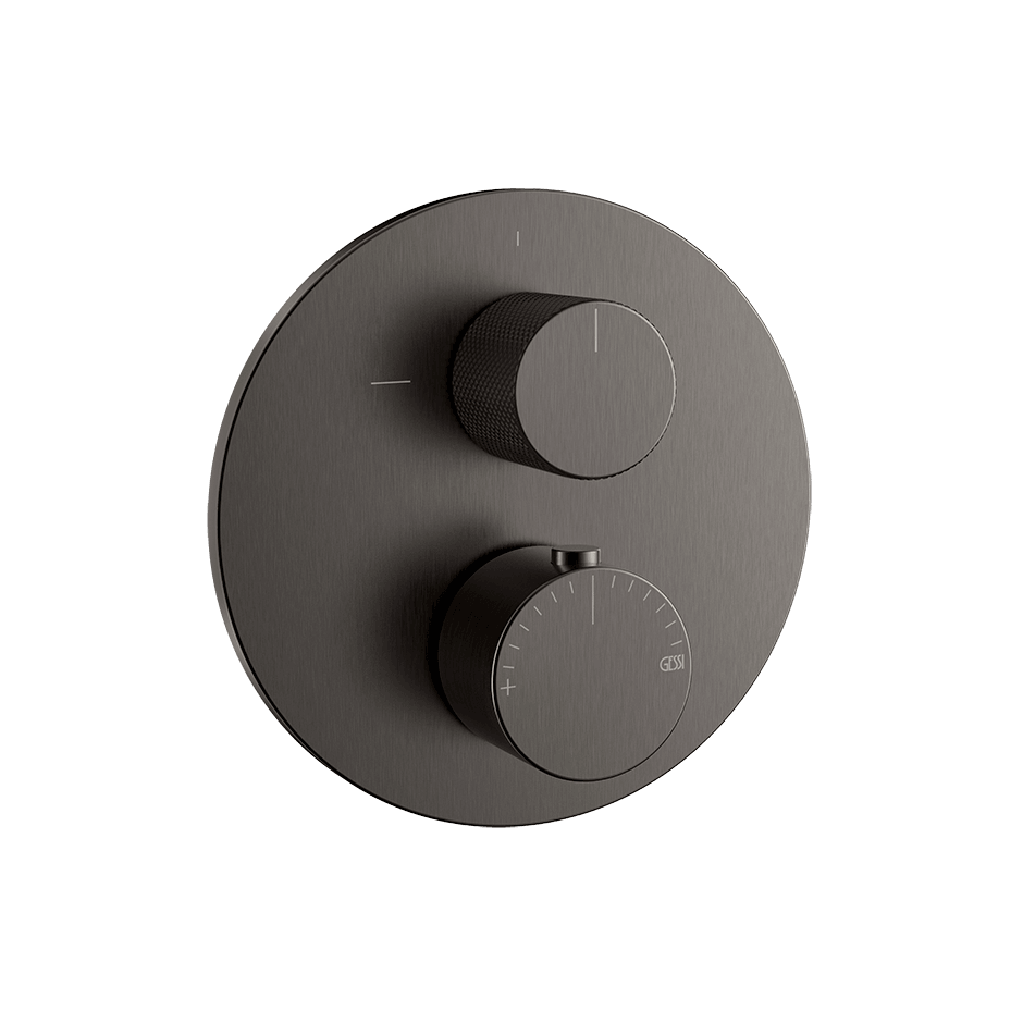 Gessi Shower Mixer 63133 in Black Metal Br. Pvd