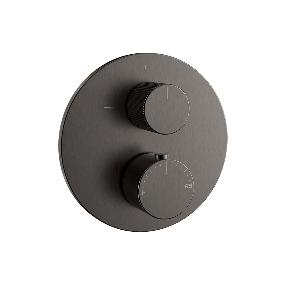 Gessi Shower Mixer 63139 in Black Metal Br. Pvd