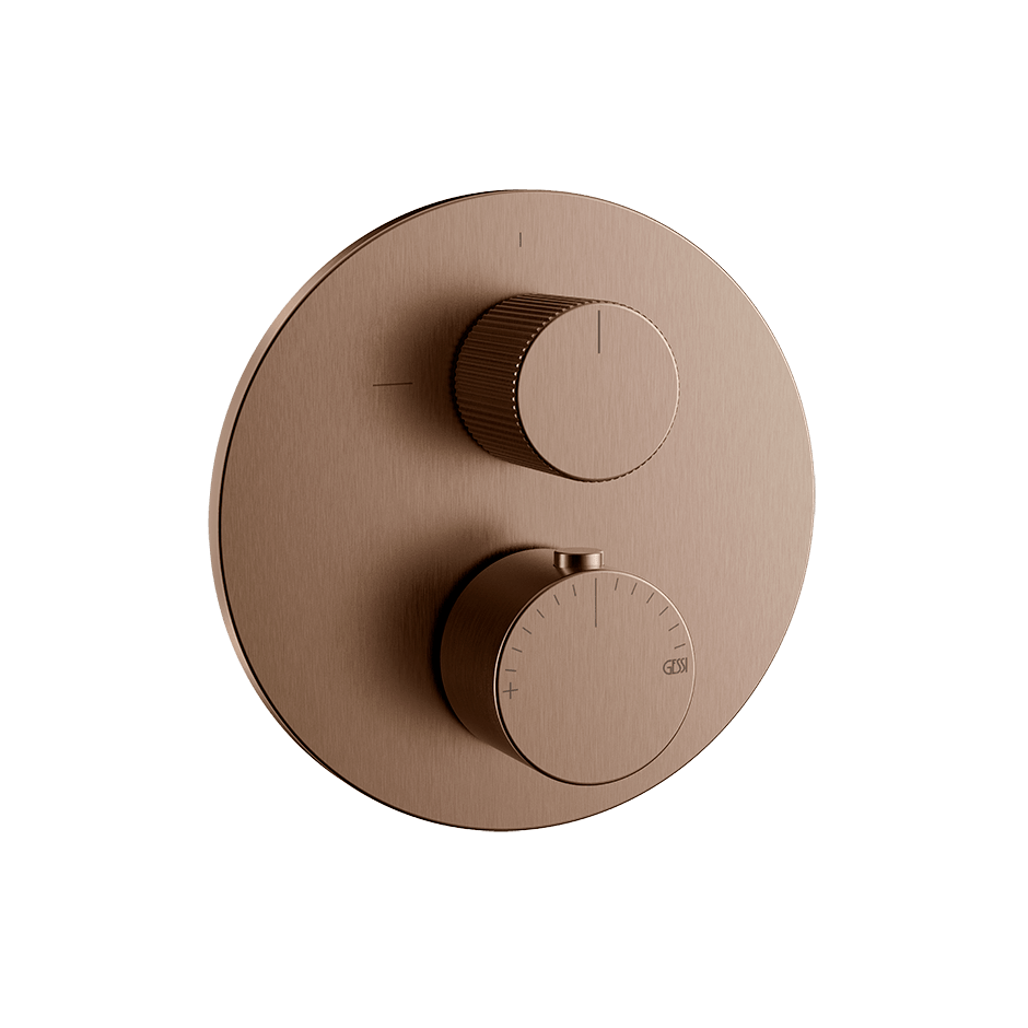 Gessi Shower Mixer 63139 in Copper Brushed Pvd