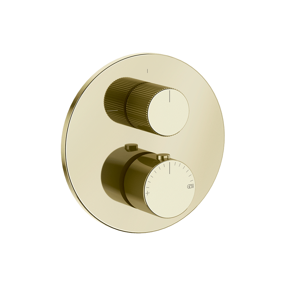 Gessi Shower Mixer 63139 in Brass Pvd