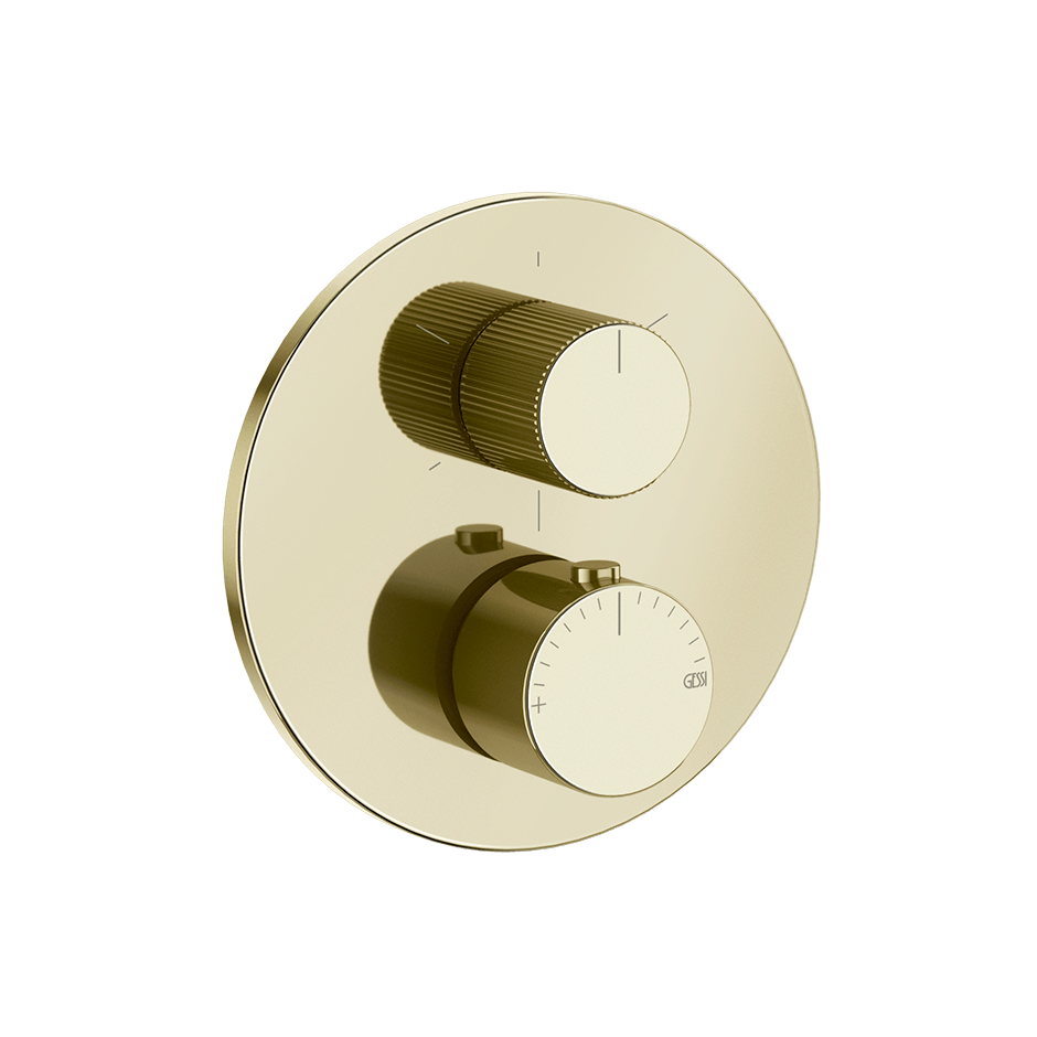 Gessi Shower Mixer 63143 in Brass Pvd