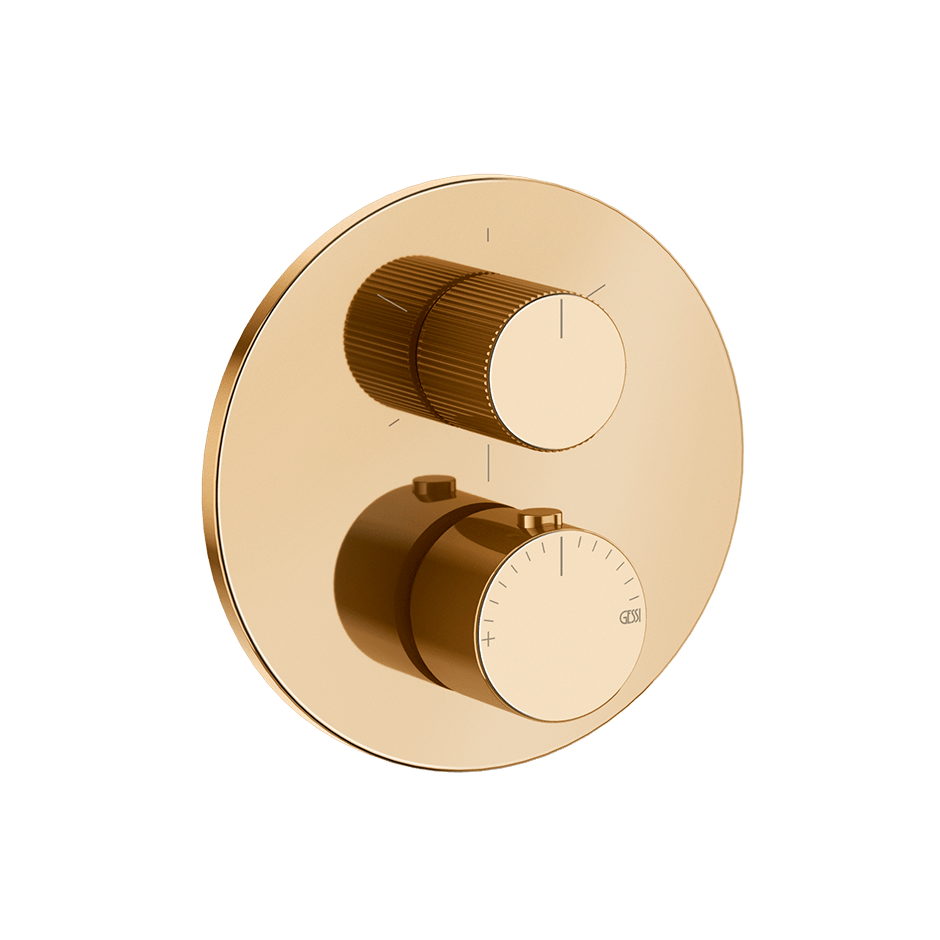 Gessi Shower Mixer 63143 in Warm Bronze Pvd