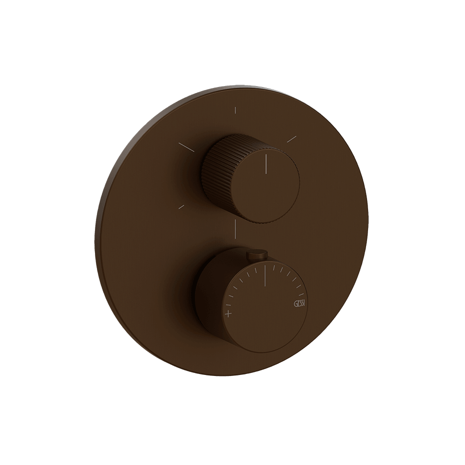 Gessi Shower Mixer 63143 in Dark Bronze
