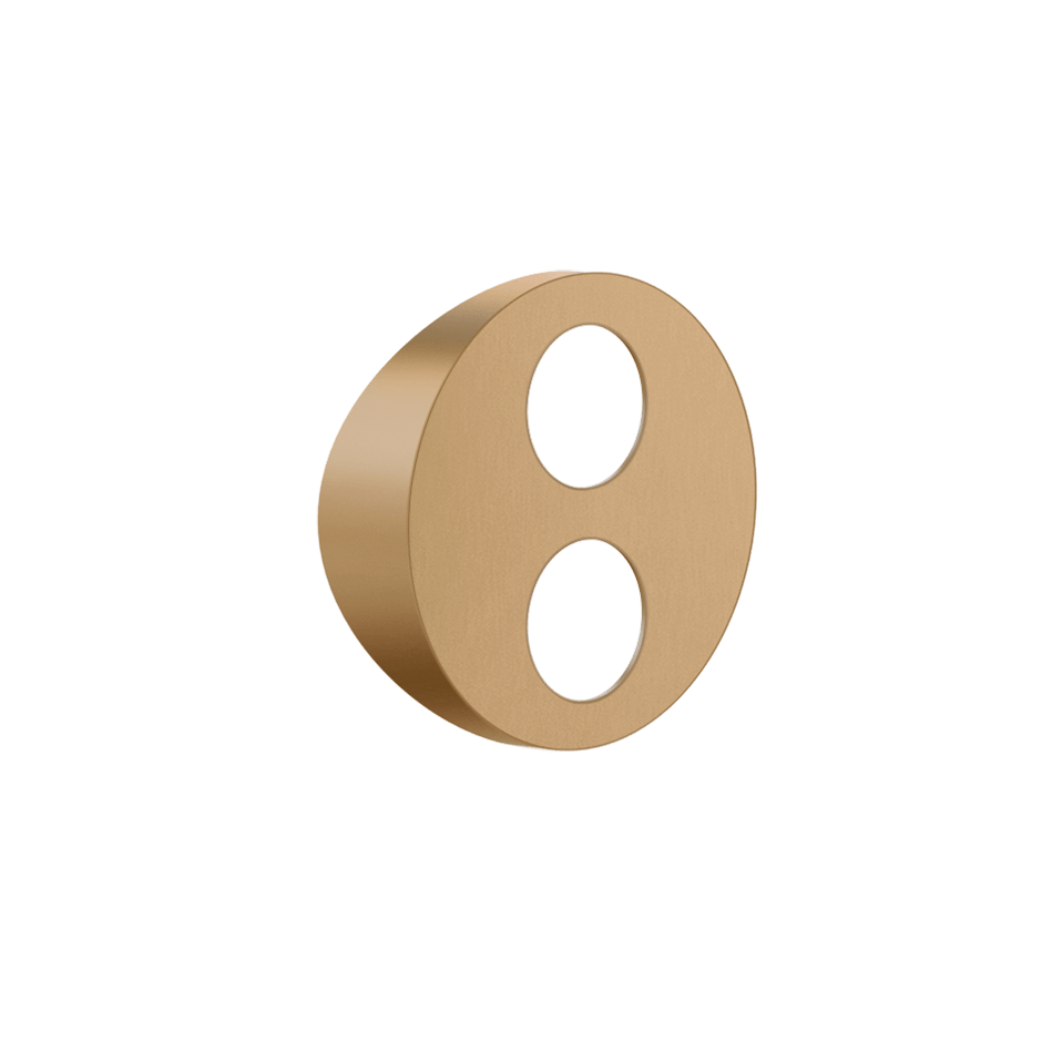 Gessi Cover 63220 in Warm Bronze Br. Pvd