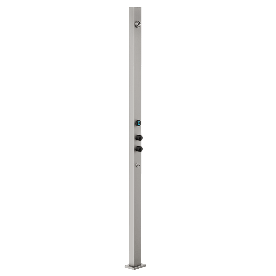 Gessi Shower Column 63233 in Steel Brushed