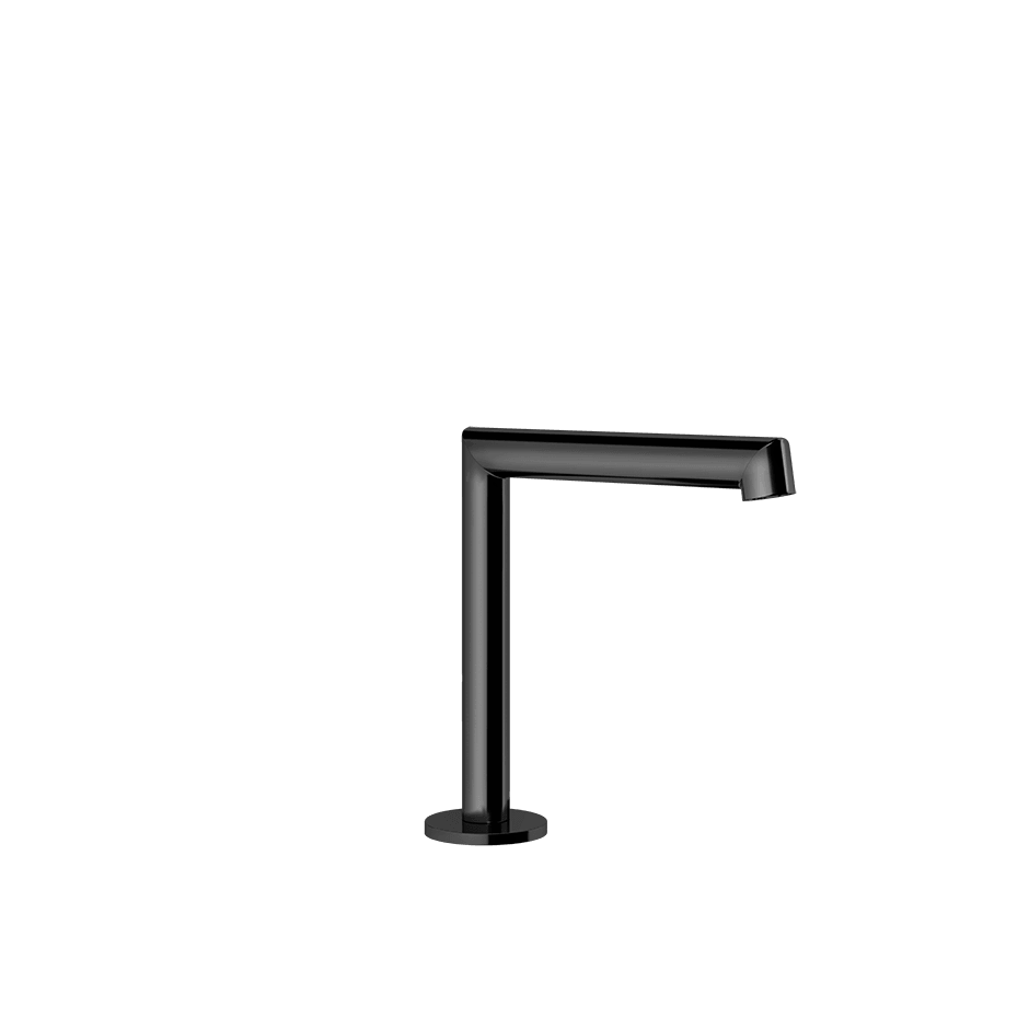 Gessi Basin Spout 63321 in Black Metal Pvd
