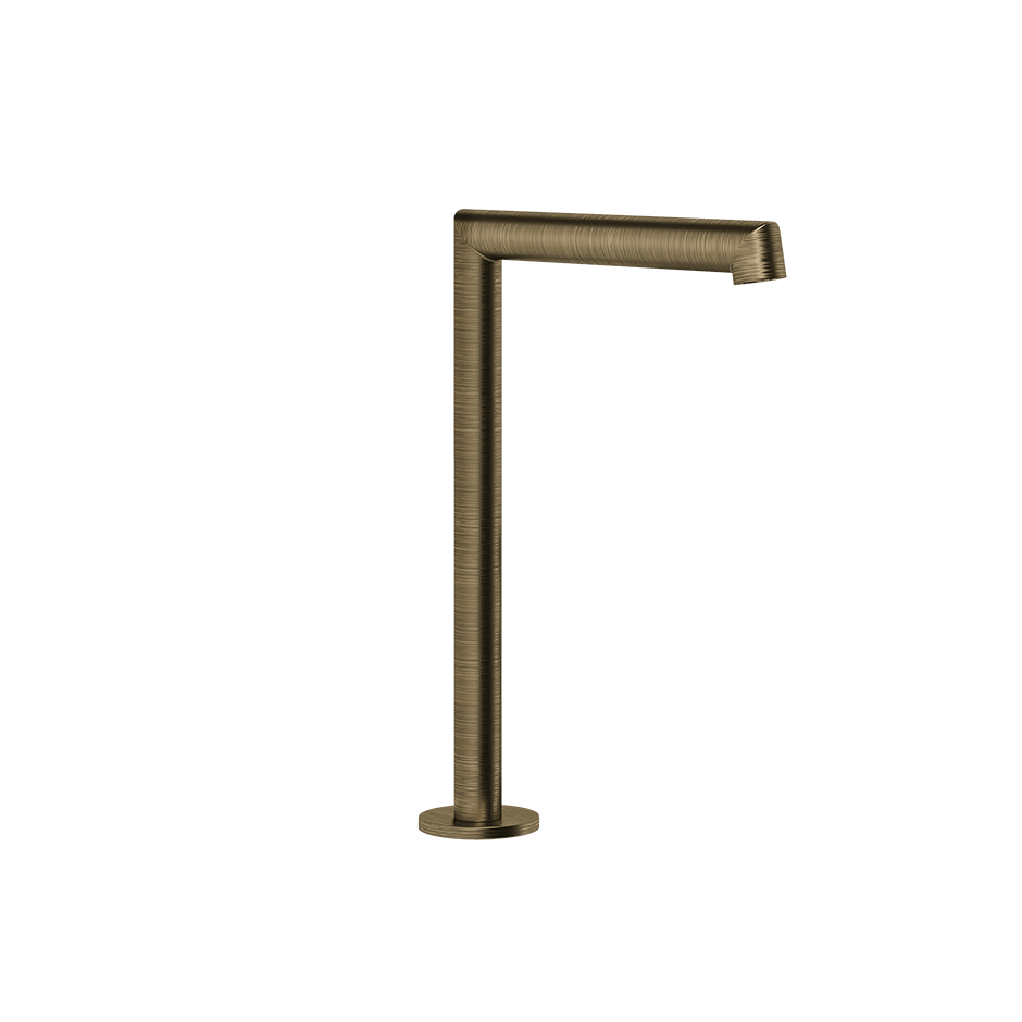 Gessi Basin Spout 63323 in Antique Brass