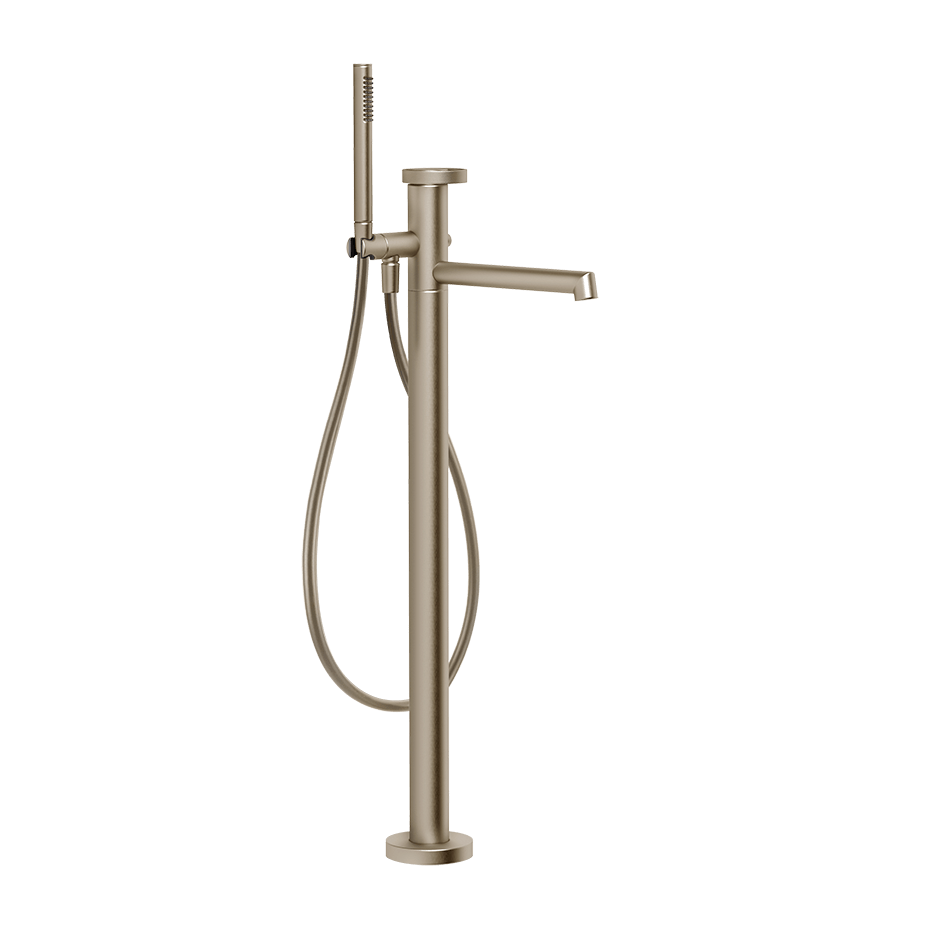 Gessi Bath Mixer 63328 in Finox Brushed Nickel