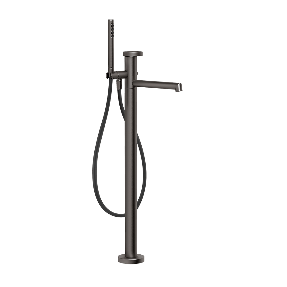 Gessi Bath Mixer 63328 in Black Metal Br. Pvd