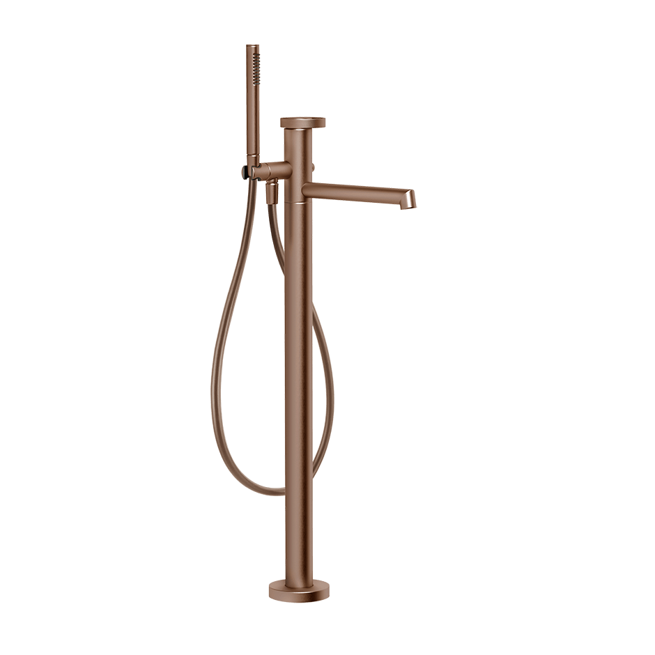 Gessi Bath Mixer 63328 in Copper Brushed Pvd