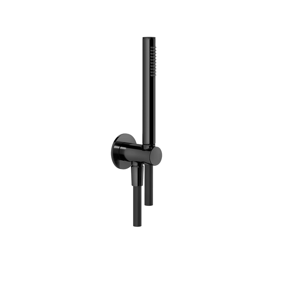 Gessi Shower Set 63329 in Black Metal Pvd