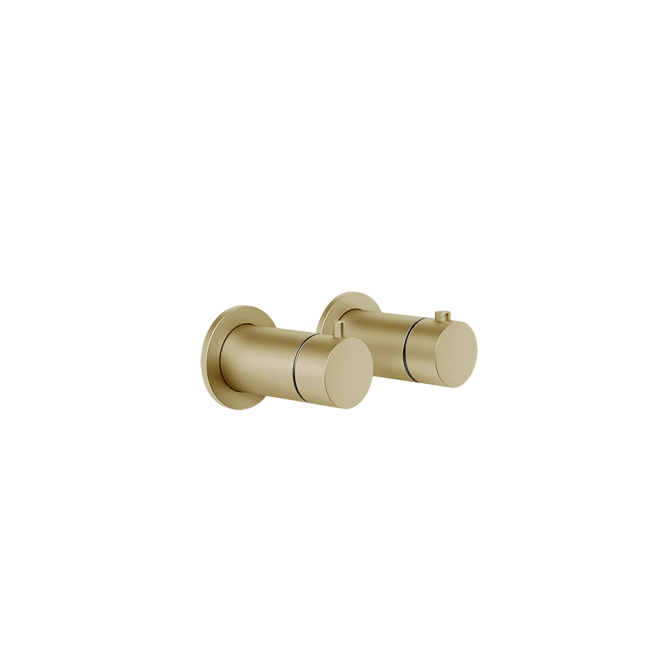 Gessi Shower Mixer 63331 in Brass Brushed Pvd