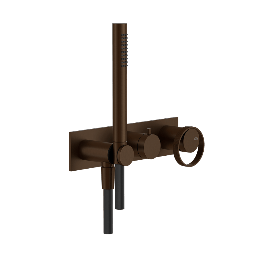 Gessi Shower Mixer 63343 in Dark Bronze