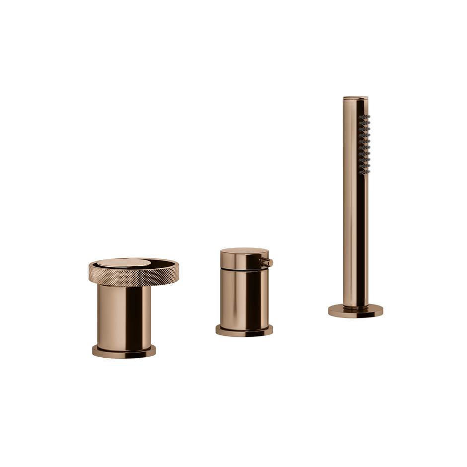 Gessi Bath Mixer 63347 in Copper Pvd