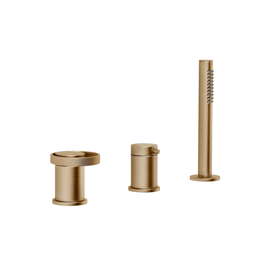 Gessi Bath Mixer 63347 in Warm Bronze Br. Pvd