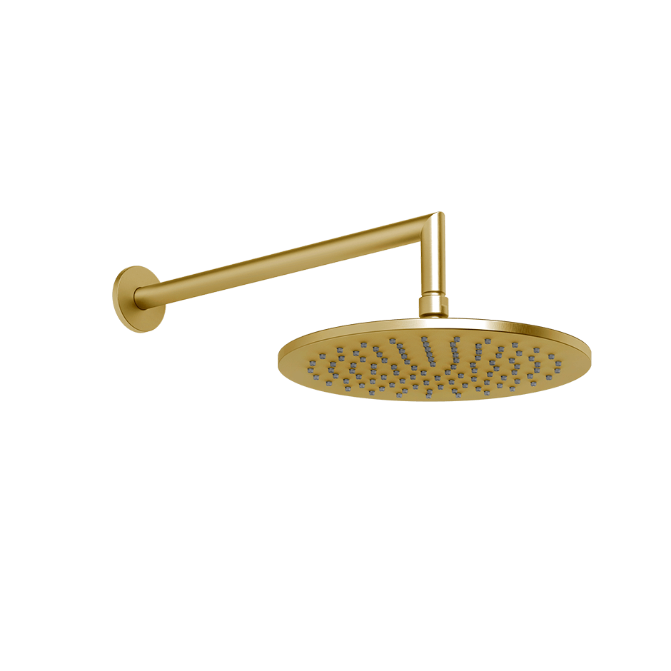 Gessi Showerhead 63348 in Gold Brushed Pvd