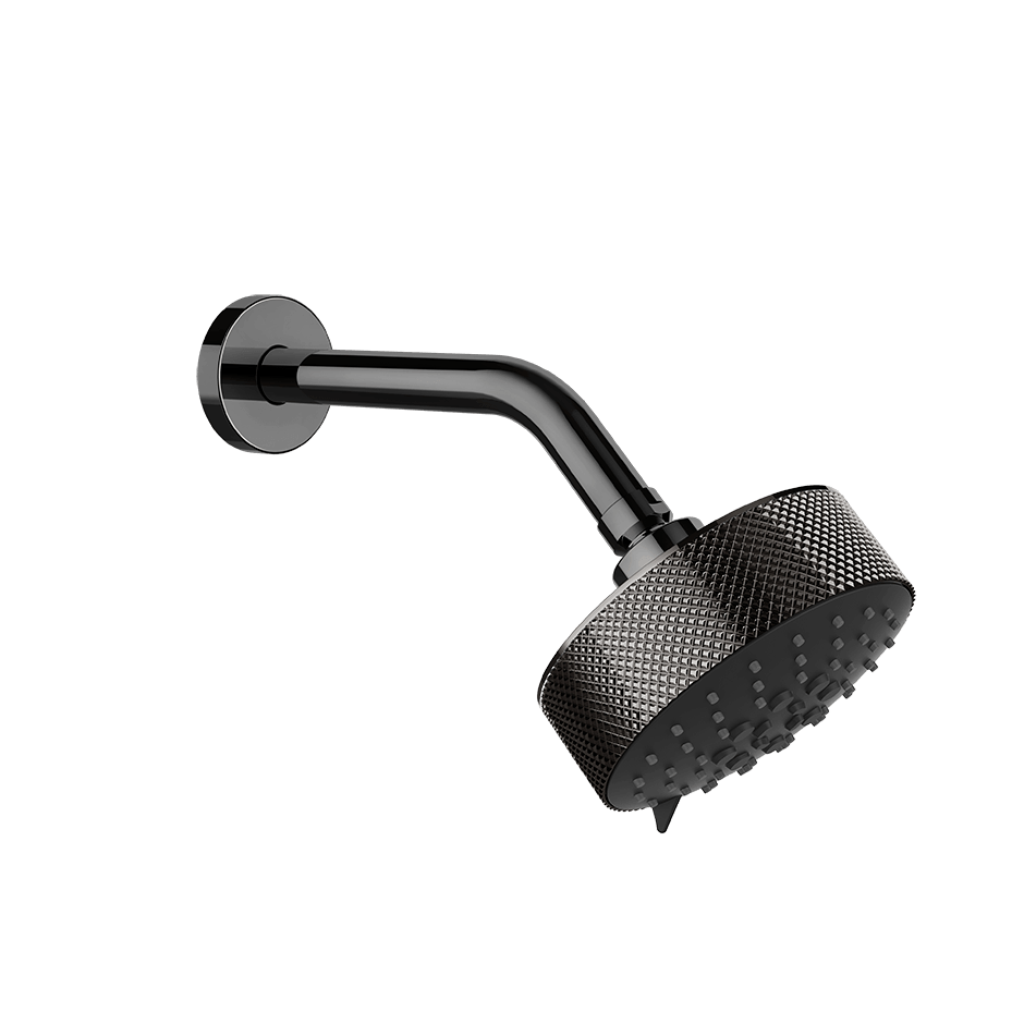 Gessi Showerhead 63356 in Black Metal Pvd