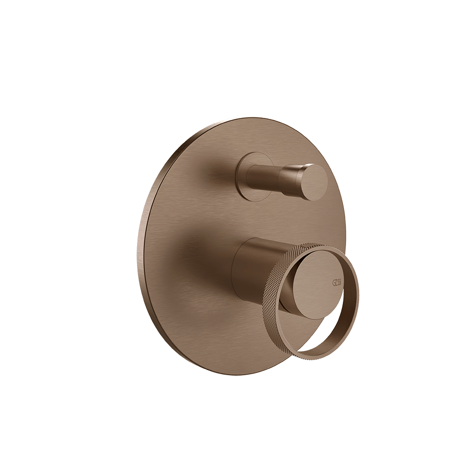 Gessi Shower Mixer 63377 in Copper Brushed Pvd