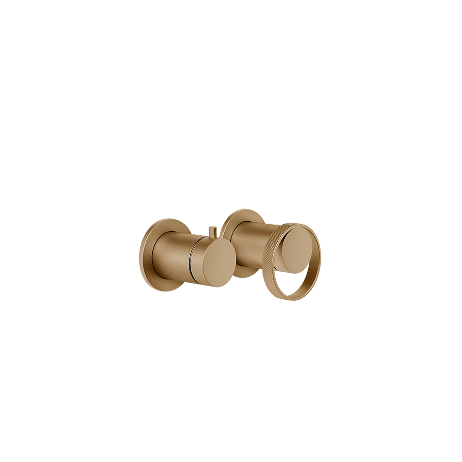 Gessi Shower Mixer 63380 in Warm Bronze Br. Pvd