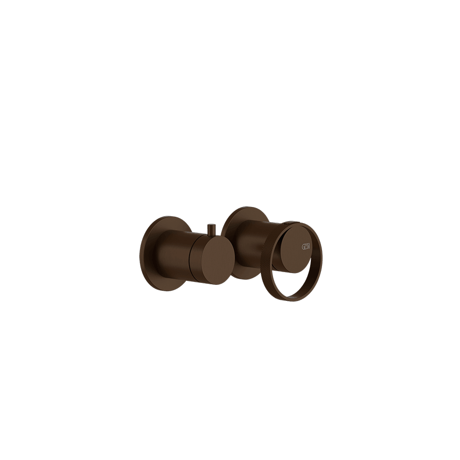 Gessi Shower Mixer 63380 in Dark Bronze