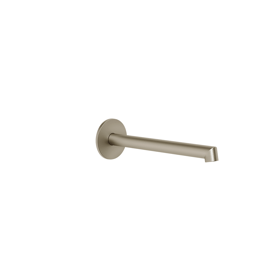 Gessi Basin Spout 63404 in Finox Brushed Nickel