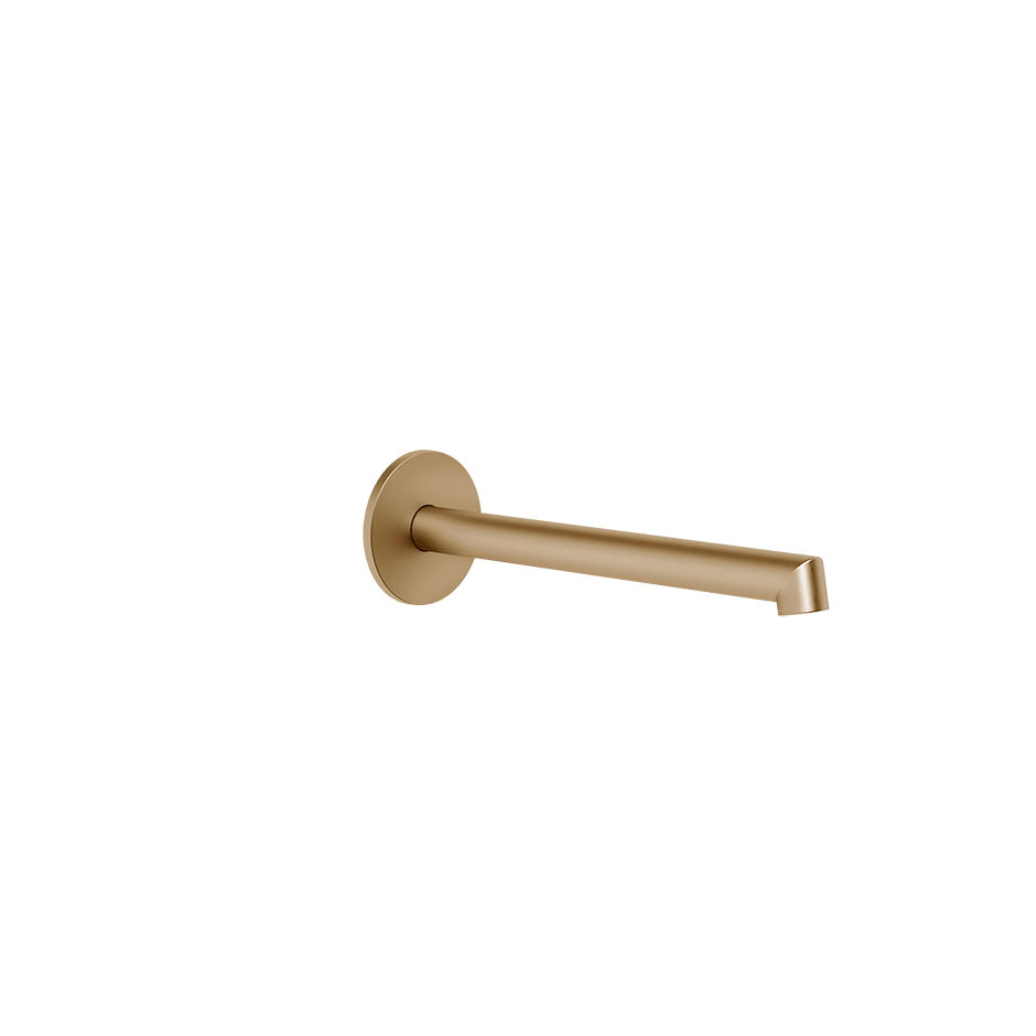 Gessi Basin Spout 63404 in Warm Bronze Br. Pvd