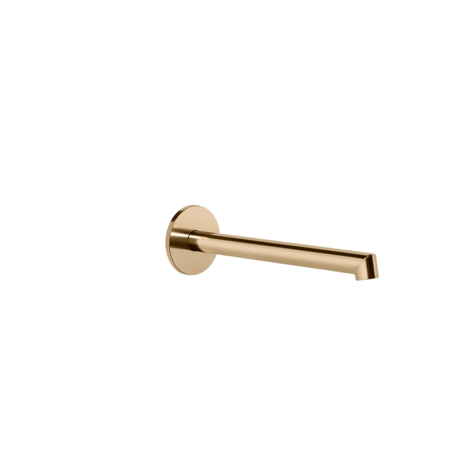 Gessi Basin Spout 63404 in Warm Bronze Pvd