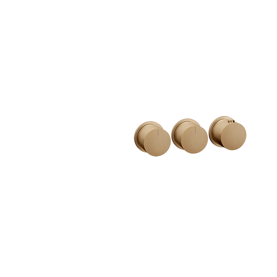 Gessi Shower Mixer 63434 in Warm Bronze Br. Pvd