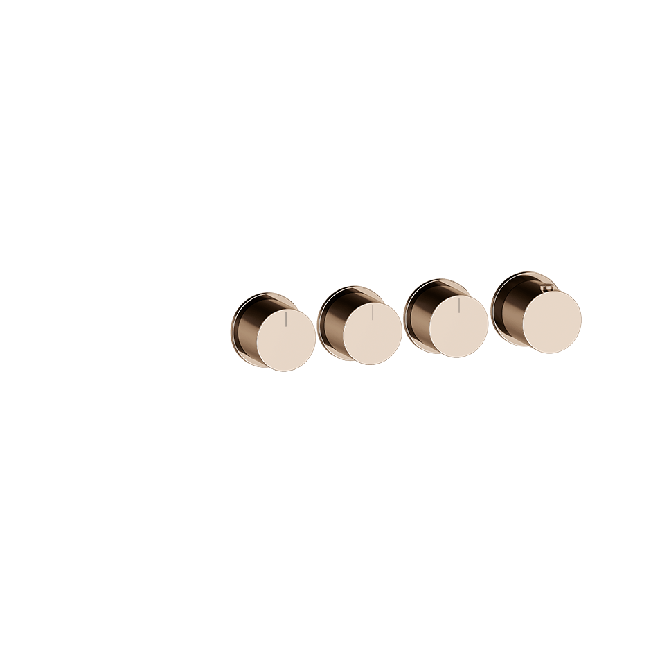Gessi Shower Mixer 63436 in Copper Pvd