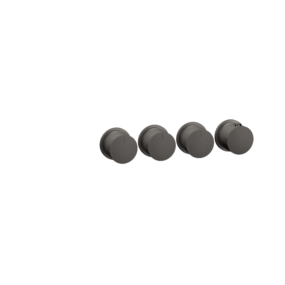 Gessi Shower Mixer 63436 in Black Metal Br. Pvd