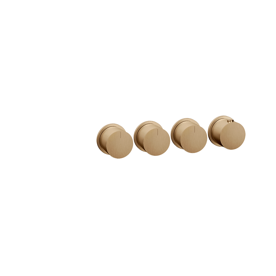 Gessi Shower Mixer 63436 in Warm Bronze Br. Pvd