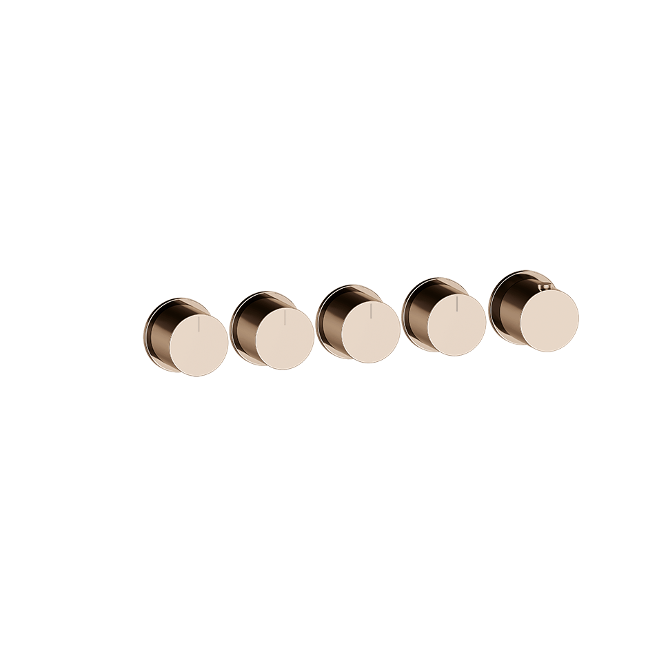 Gessi Shower Mixer 63438 in Copper Pvd
