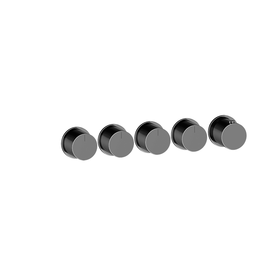 Gessi Shower Mixer 63438 in Black Metal Pvd