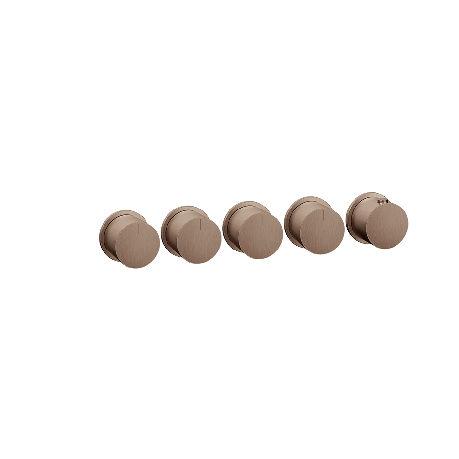 Gessi Shower Mixer 63438 in Copper Brushed Pvd