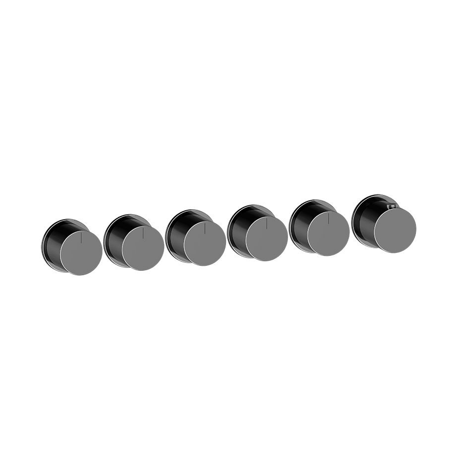 Gessi Shower Mixer 63440 in Black Metal Pvd