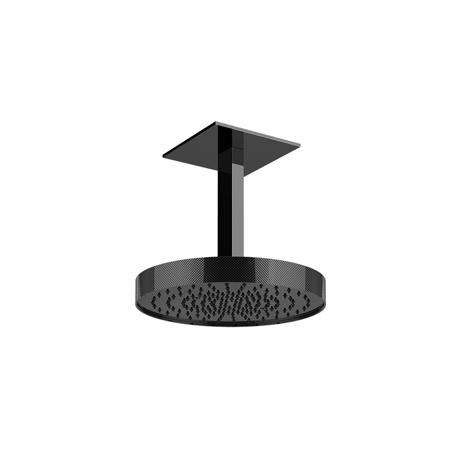 Gessi Showerhead 63470 in Black Metal Pvd