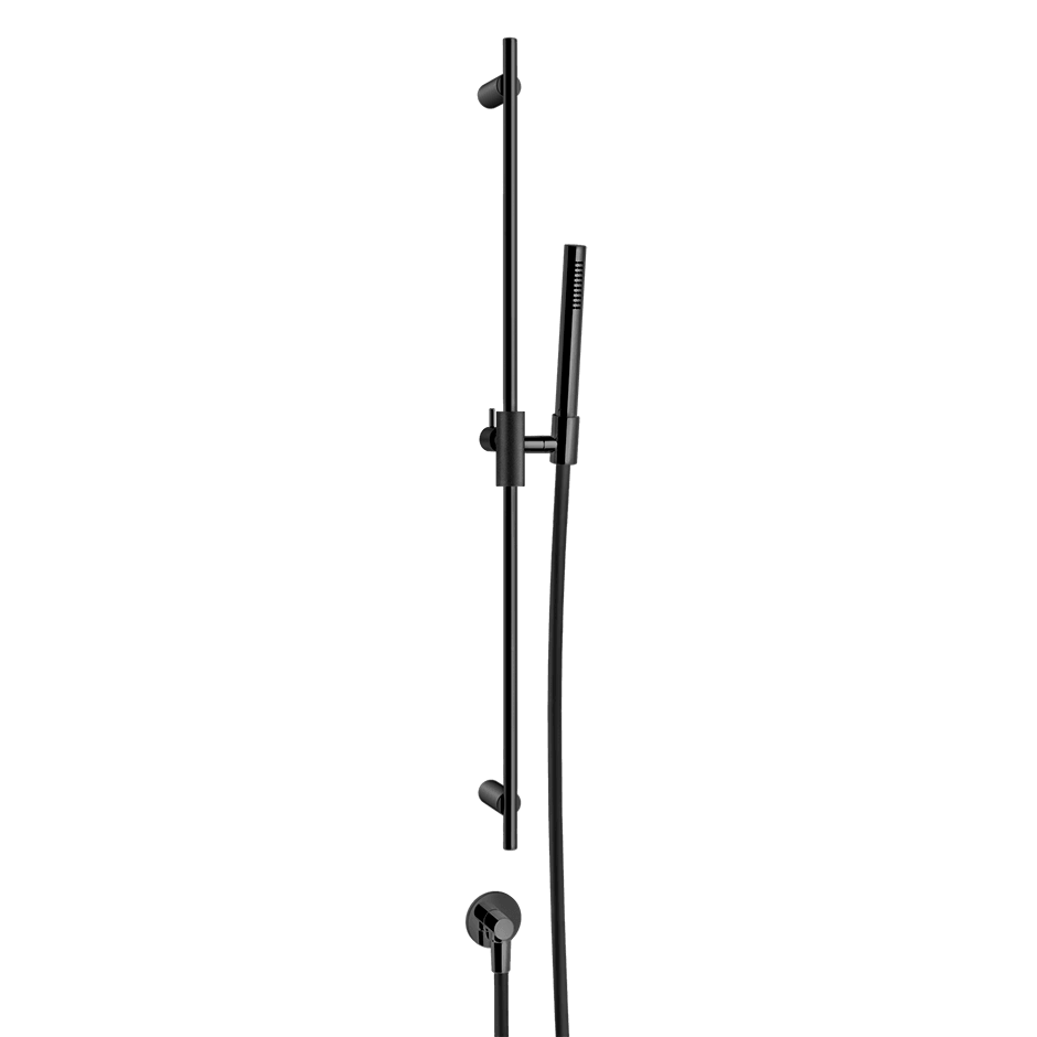 Gessi Sliding Rail 63482 in Black Metal Pvd