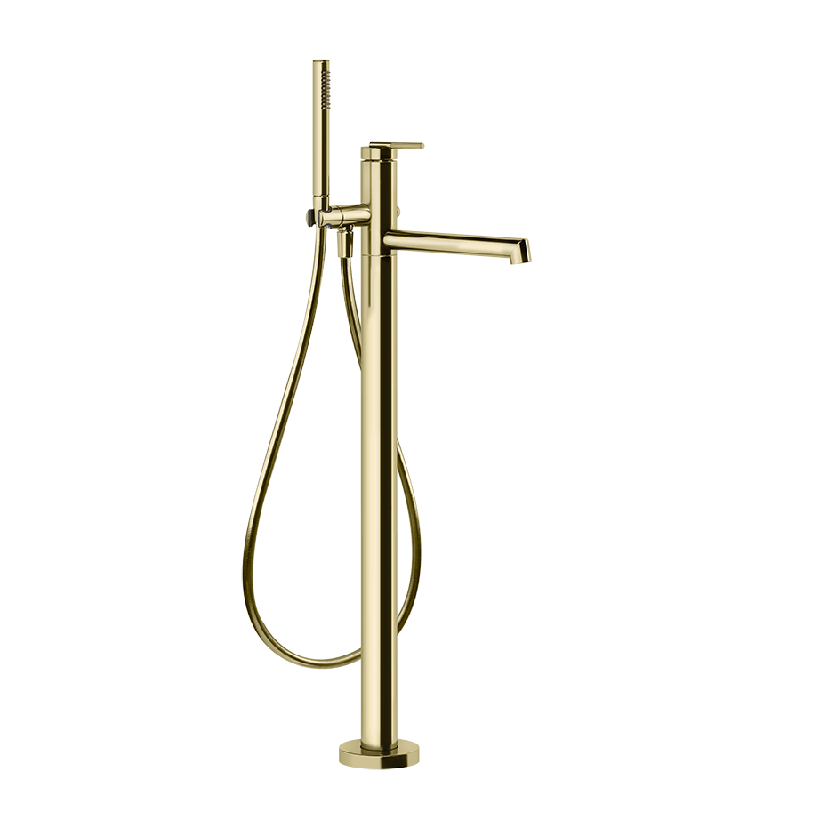 Gessi Bath Mixer 63528 in Brass Pvd