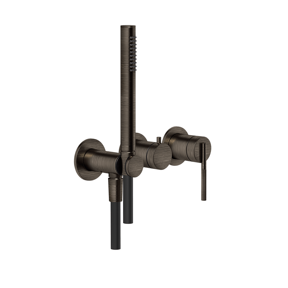 Gessi Shower Mixer 63545 in Aged Bronze
